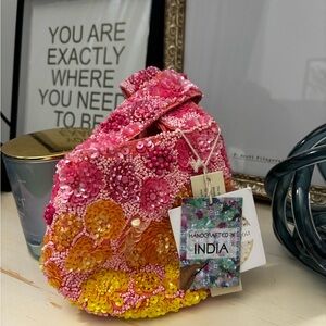 Viral TJ Maxx Handcrafted In India Beaded Bag